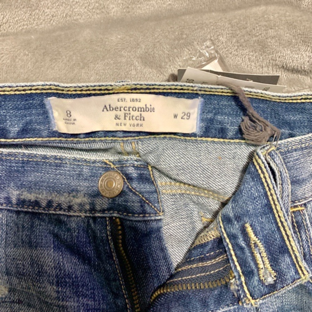 Distressed jeans
